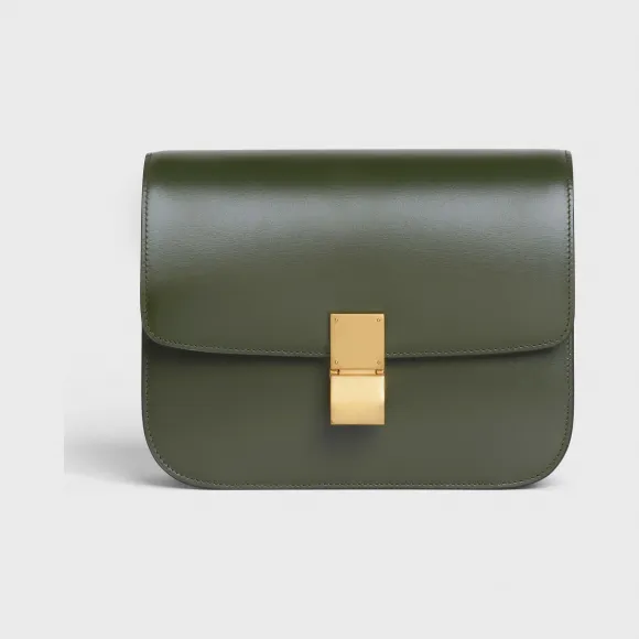 思琳/Celine 女士 Classic 中号抛光小牛皮手袋 189173DLS.15KH