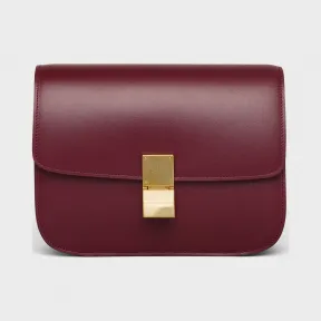 思琳/Celine 女士 Classic中号抛光小牛皮手袋 189173DLS.28BD