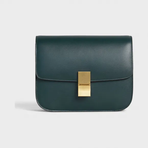 思琳/Celine 女士 Classic中号抛光小牛皮手袋 189173DLS.31AN