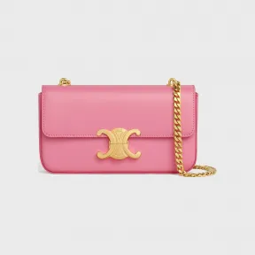 思琳/Celine 亮泽牛皮革链条肩背包 197993BF4.38NO