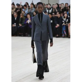 思琳/Celine  黑色软棉布无袖拉链上衣 20CD42737.38NO