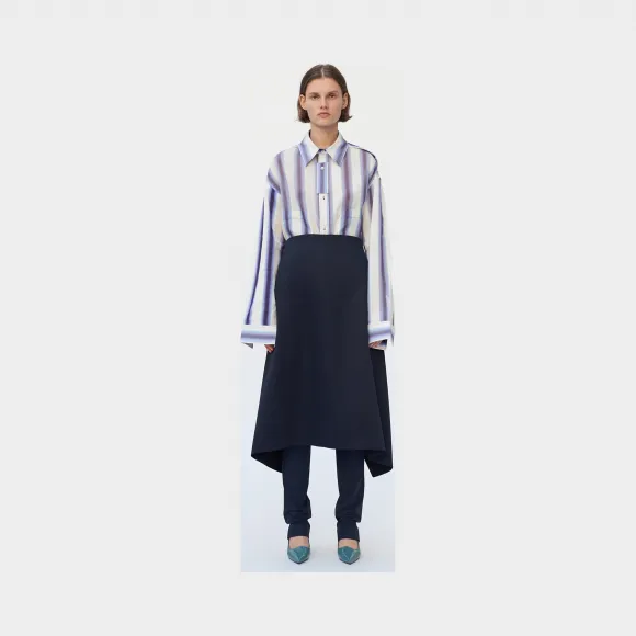 思琳/Celine  晕染真丝混纺男士衬衫 20CZ6131B.01MP