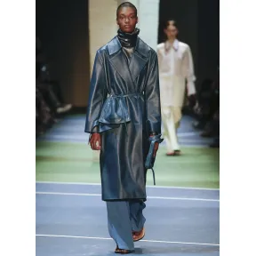 思琳/Celine  深蓝色超轻皮革腰带 24N694538.07DZ