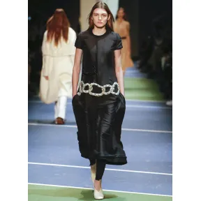 思琳/Celine  米白色轻质真丝刺绣连衣裙 26W593156.38NO