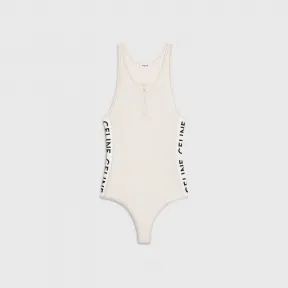 思琳/Celine 女士 CELINE运动针织拉链紧身衣 - 米白色 2A08V372N.01OW