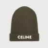 思琳/Celine 男士 刺绣罗纹羊毛毡无檐帽 2A25R423P.15KH.TU