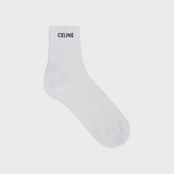 思琳/Celine 女士 CELINE 棉袜 - 米白色 2A39O961M.01OW