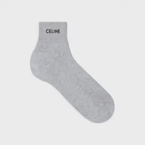 思琳/Celine 女士 CELINE棉袜 - 灰色 2A39O961M.09GM