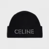 思琳/Celine 男士 刺绣饰钉羊毛无檐帽 2A42W536Q.01OW.TU