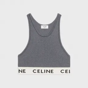 思琳/Celine 女士 CELINE针织运动内衣 - 灰色 / 黑色 2A68L372N.10GB