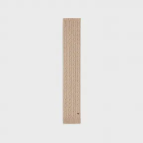 思琳/Celine TRIOMPHE绞花针织山羊绒围巾 2AD4I362W.09GR