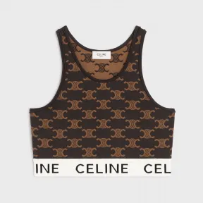 思琳/Celine 女士 丝绵交织字母内衣 2AF10916T.19BR.L