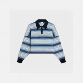 思琳/Celine TRIOMPHE羊毛条纹POLO衫 2AO9A099O.05LB