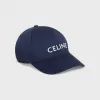 思琳/Celine 女士 CELINE棉质棒球帽 - 海军蓝 2AUA1242N.07MR