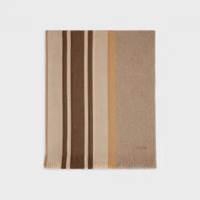 思琳/Celine 条纹羊毛毛毯 2AWM1300O.02CL.TU