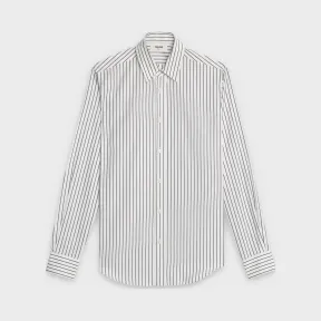 思琳/Celine 男士 药店领条纹棉布经典衬衫 2C028910C.01WB
