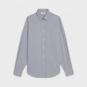 思琳/Celine 男士 现代领条纹棉经典衬衫 2C154034F.01BB