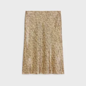 思琳/Celine 桑蚕丝乔其纱霍步裙 2J580965W.19AL