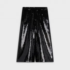 思琳/Celine 女士 羊毛华达呢“通身”亮片刺绣短裙裤 2P271650D.38NO