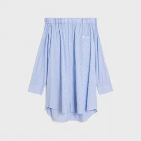 思琳/Celine 女士 条纹棉质露肩衬衫裙 2R46K484S.01CX.34