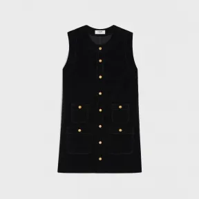 思琳/Celine 丝绒迷你秋千裙 2U134699V.07IA