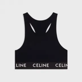 思琳/Celine 女士 CELINE平织布运动内衣 - 黝黑色 2X919762Q.38NO