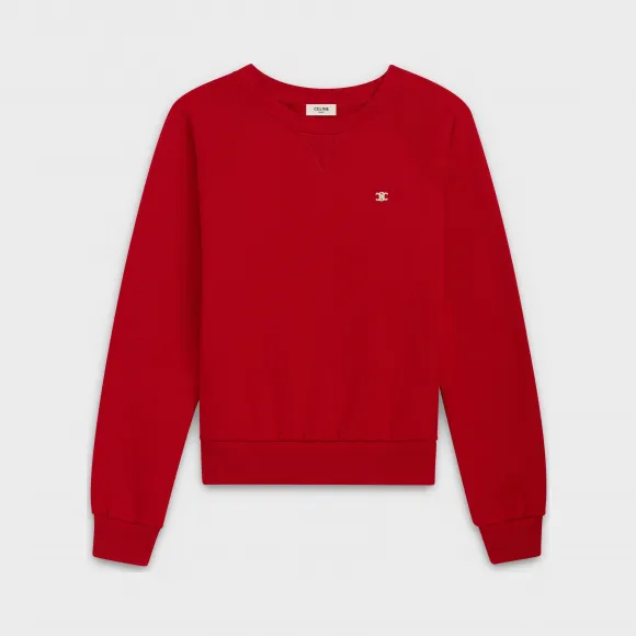 思琳/Celine 男士 学院风莫利通双面绒经典圆领卫衣 2Y089345F.27RO