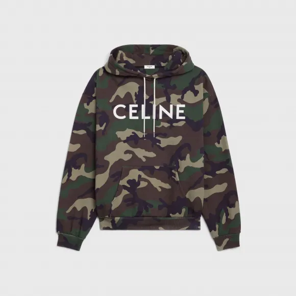 思琳/Celine 女士 CELINE 迷彩宽松卫衣 / 棉-卡其色 2Y369885M.02KK