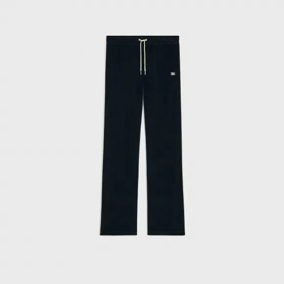 思琳/Celine 丝绒平纹针织运动裤 2Z535748Q.07XE
