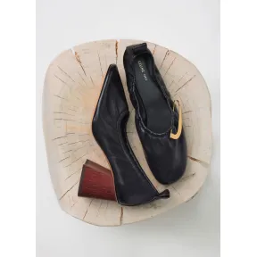 思琳/Celine  Ballerina黑色小羊皮饰珠宝软底平底鞋 318913ABSC.38NO