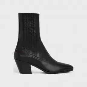 思琳/Celine 女士 Celine cubaine chelsea 中号小牛皮靴子 - 黑色 339893190C.38NO