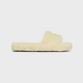 思琳/Celine FUR TRIOMPHE羊毛革拖鞋 343554434C.38NO