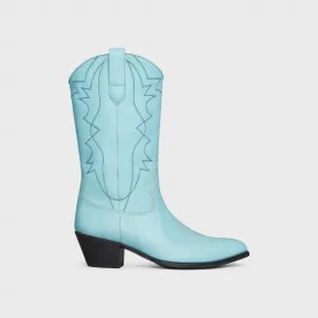 思琳/Celine CELINE WESTERN亮泽牛皮革高筒靴 346073579C.07BU.39