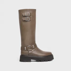 思琳/Celine 女士  BULKY牛皮革机车高筒靴 354583554C.15KV.34