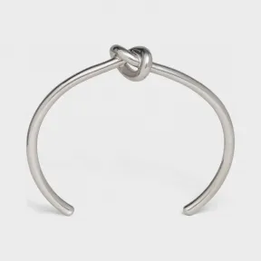 思琳/Celine 女士 Knot银色饰面黄铜超细手镯 46P466BRA.36SI