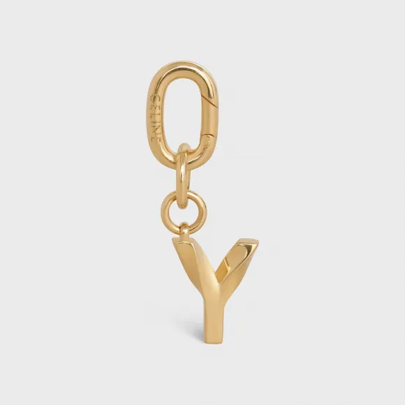 思琳/Celine 黄铜Y字坠饰 49H126BRA.35OR