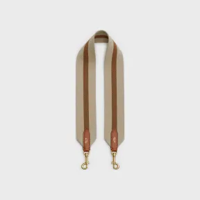 思琳/Celine 织物和牛皮革长肩带 49S012AD9.02NT