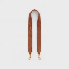 思琳/Celine 刺绣牛皮革细肩带 49S093AFT.04LU