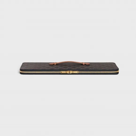 思琳/Celine 女士 标志印花牛皮革领带盒 4M0312CZJ.04LU