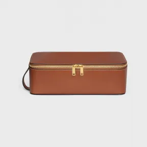 思琳/Celine 女士 大号亮泽牛皮革洗漱盒 4M1963EIP.04LU