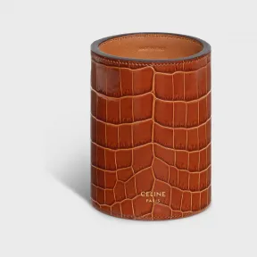 思琳/Celine 女士 鳄鱼皮革笔筒 4M2174AI4.04LU