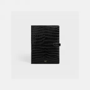 思琳/Celine 女士 中号鳄鱼皮革笔记本封套 4M2224AI3.38NO