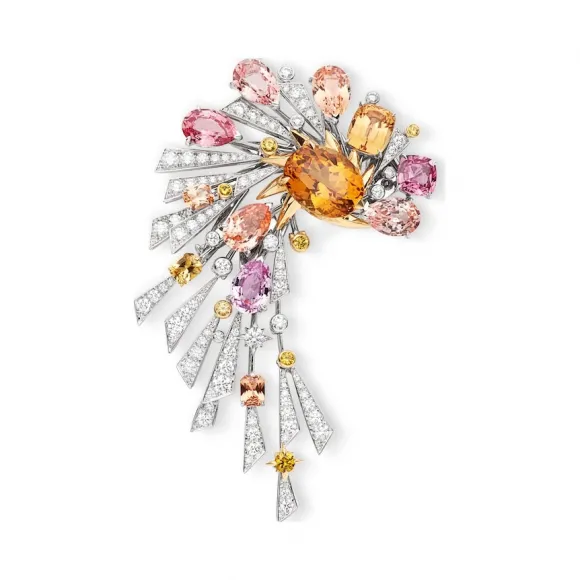 尚美/Chaumet Lueurs d'Orage 凌空圣光 胸针 白金 - 083648