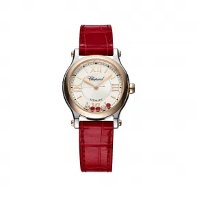 萧邦/Chopard 精钢/玫瑰金 30mm 自动机械 女表 278573-6026