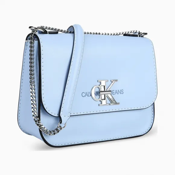 卡尔文·克莱恩/Calvin Klein CALVIN KLEIN 女士车缝线饰翻盖单肩斜挎包 DH2308Q4100-配件系列
