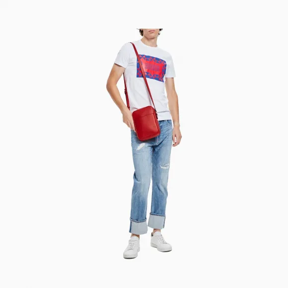 卡尔文·克莱恩/Calvin Klein 男士新款Logo简约单肩斜挎包 HH2197Q1600-配件系列