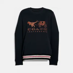 蔻驰/Coach Rexy恐龙与马车运动衫 34649 BLK