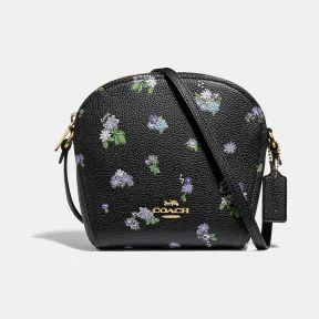 蔻驰/Coach 花卉印花FARROW挎包 55376 GDBLK