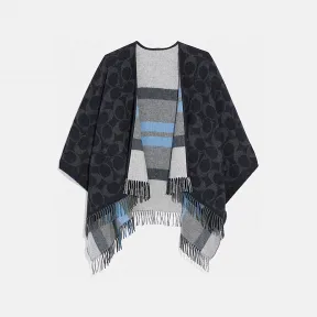 蔻驰/Coach DWP 双面经典标志披风 C6419-DWP-ONE