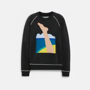 蔻驰/Coach X Tom Wesselmann 有机棉插肩圆领衫 C9929-A0R